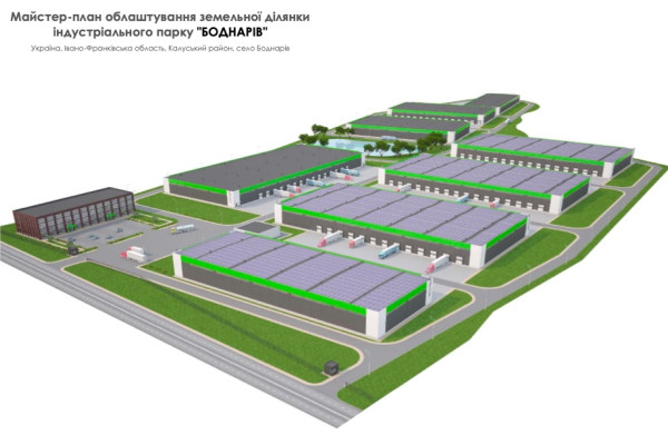 Продажа объекта 22 га земли коммерческого назначения со зданиями 24 000 м2, Ивано-Франковск